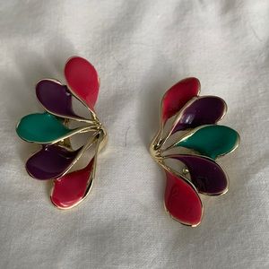 Vintage 80s Clip on earrings